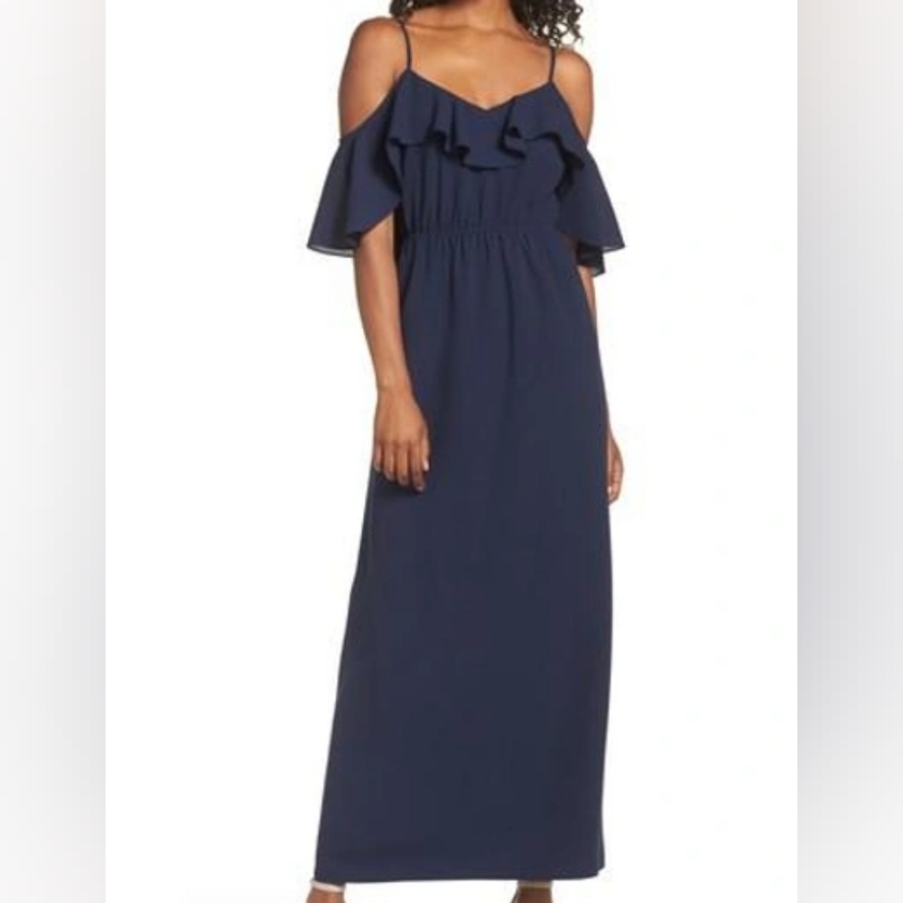 Ali & Jay – Love Story Cold Shoulder Maxi Dress, size XS